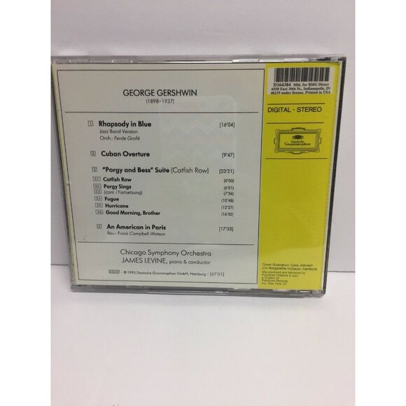 Gershwin Rhapsody in Blue An American in Paris Porgy and‎ Bess Suite Classical - Picture 2 of 4